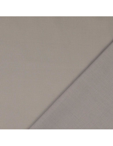 Tessuto cotone cretonne unito - Grigio chiaro