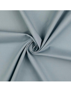 Tessuto cotone cretonne unito - Grigio topo