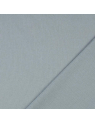 Tessuto cotone cretonne unito - Grigio topo