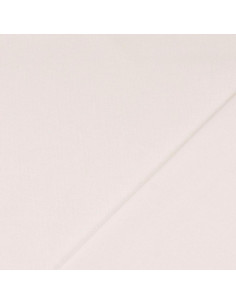 Tessuto cotone cretonne unito - Bianco 2