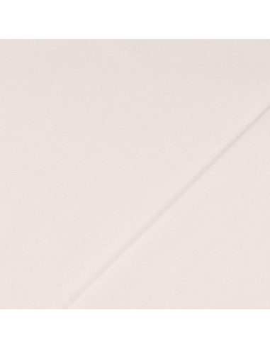 Tessuto cotone cretonne unito - Bianco