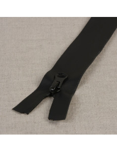 Chiusura lampo invisibile impermeabile separabile - Nero