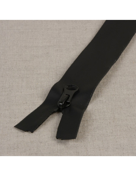 Chiusura lampo invisibile impermeabile separabile - Nero