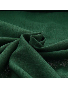 Tessuto lino viscosa - Verde abete
