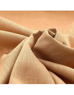 Tessuto lino viscosa - Beige dorato