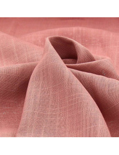 Tessuto lino viscosa - Rosa antico