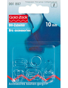 Accessori per reggiseno 10 mm trasparenti
