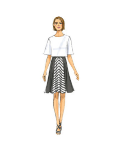 Modello di gonna e gonna-pantalone - Butterick 6179