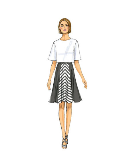 Modello di gonna e gonna-pantalone - Butterick 6179