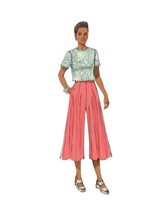 Modello di gonna e gonna-pantalone - Butterick 6179 2