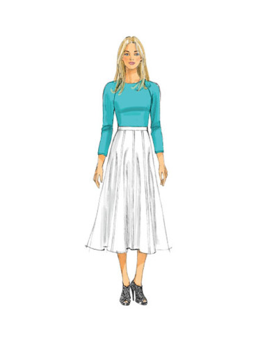 Modello di gonna e gonna-pantalone - Butterick 6179