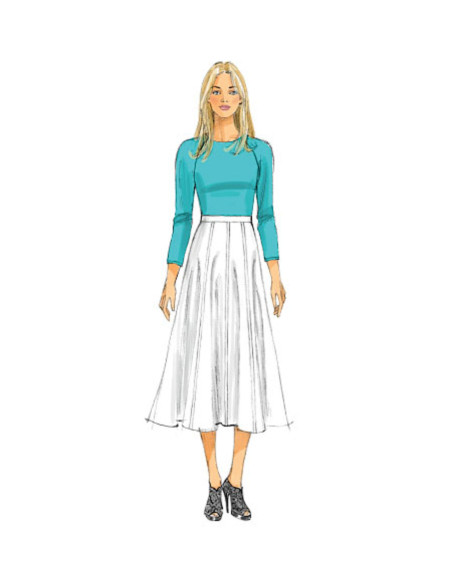 Modello di gonna e gonna-pantalone - Butterick 6179