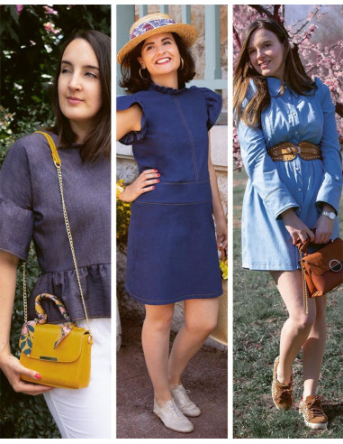 Libro cucire il denim