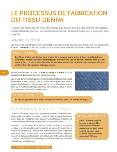 Libro cucire il denim