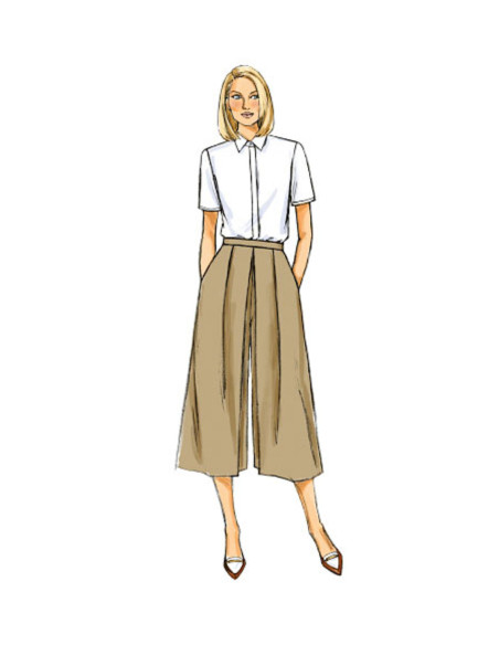 Modello di gonna-pantalone - Butterick 6178