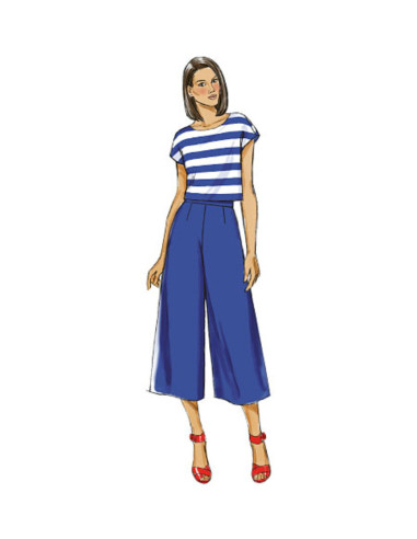 Modello di gonna-pantalone - Butterick 6178