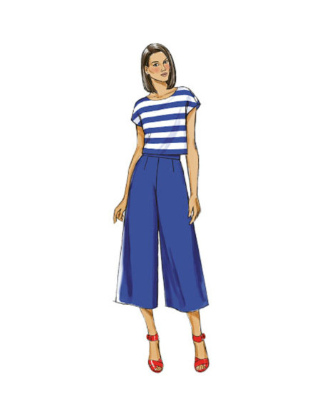 Modello di gonna-pantalone - Butterick 6178