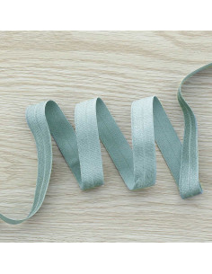 Nastro elastico satinato pre-piegato 15 mm di larghezza - Blu orizzonte