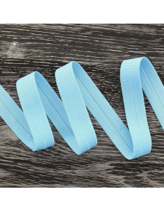 Nastro elastico pre-piegato opaco largo 20 mm - Azzurro