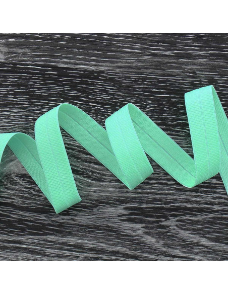 Nastro elastico pre-piegato opaco largo 20 mm - Verde menta