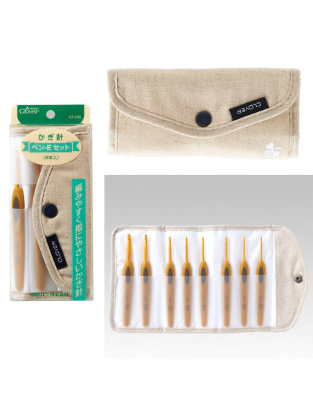 Set di uncinetti Clover Soft Touch