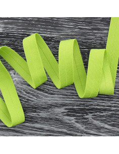 Nastro elastico pre-piegato opaco largo 20 mm - Lime