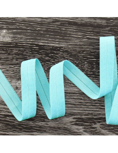 Nastro elastico pre-piegato opaco largo 20 mm - Azzurro pastello