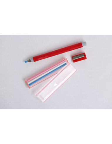 Matita portamine con gessetti e temperamatite Clover