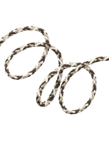 Corda felpa fantasia - Bianco, grigio e antracite
