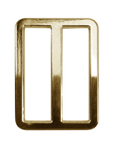Fibbia passante in metallo premium - Oro giallo 32 mm