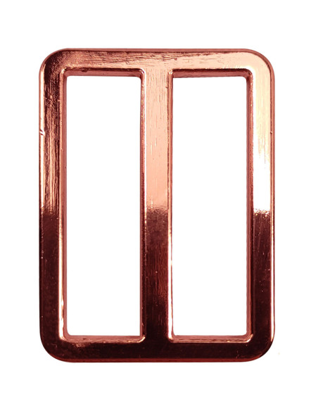 Fibbia passante in metallo premium - Oro rosa 32 mm