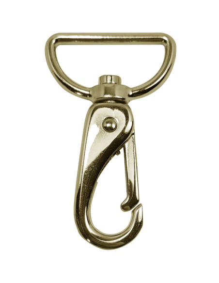 Moschettone in metallo premium - Oro giallo 65 x 32 mm