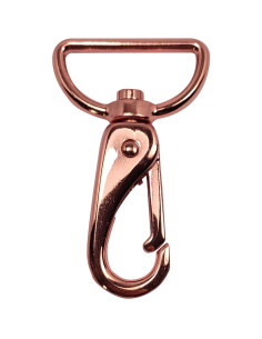 Moschettone in metallo premium - Oro rosa 65 x 32 mm