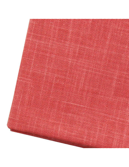 Pezzo di tessuto sashiko 50 cm x 55 cm - Corallo