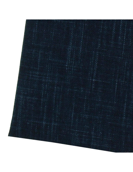 Taglio di tessuto sashiko 50 cm x 55 cm - Blu marino