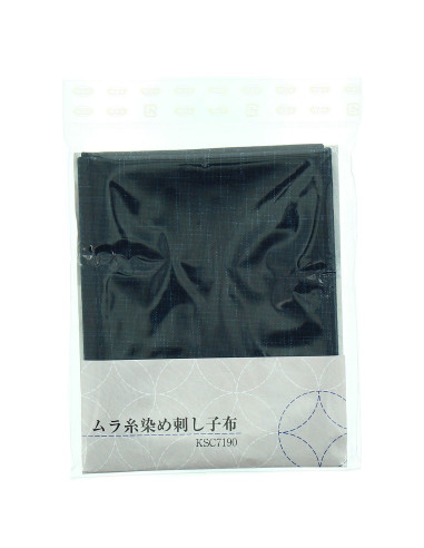 Taglio di tessuto sashiko 50 cm x 55 cm - Blu marino