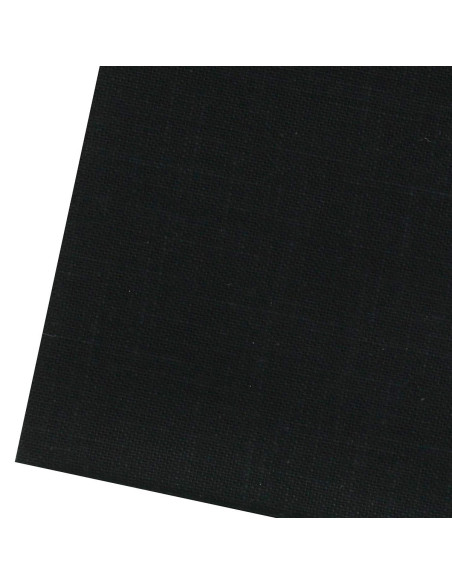 Taglio di tessuto sashiko 50 cm x 55 cm - Nero