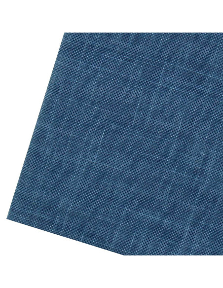 Taglio di tessuto sashiko 50 cm x 55 cm - Blu reale
