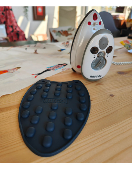 Mini ferro da stiro in silicone Rascol - Grigio blu