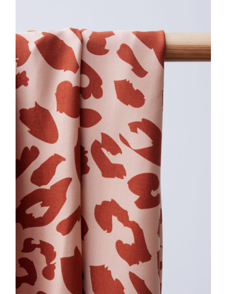 Tessuto twill viscosa - Urban Leo Rose