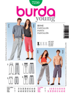 Modello di pantaloni - Burda 7230