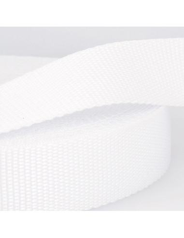 Cinghia in polipropilene - Bianco