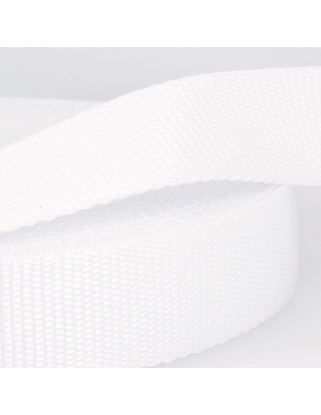 Cinghia in polipropilene - Bianco