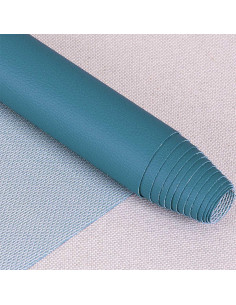 Coupon simile Karla 140 cm x 50 cm - Blu petrolio