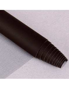 Coupon simile Karla 140 cm x 50 cm - Cioccolato