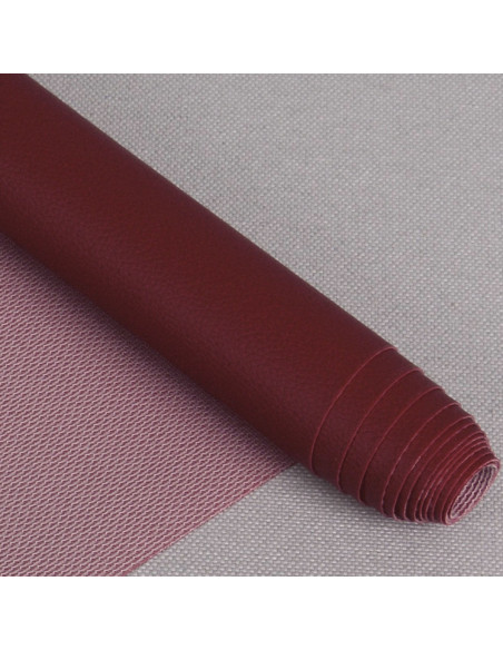 Coupon simile Karla 140 cm x 50 cm - Bordeaux