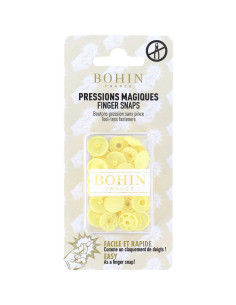 Bottoni a pressione magici senza pinza 13 mm - Giallo
