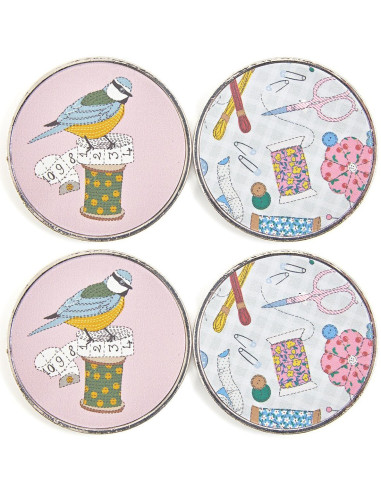 Set di 4 pesi per cucito - Uccelli