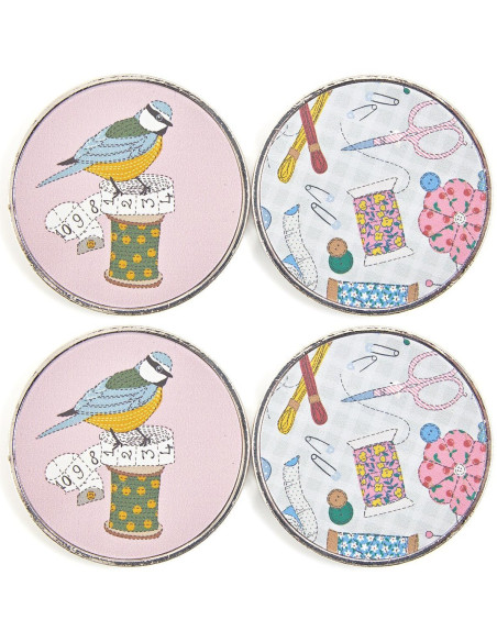 Set di 4 pesi per cucito - Uccelli
