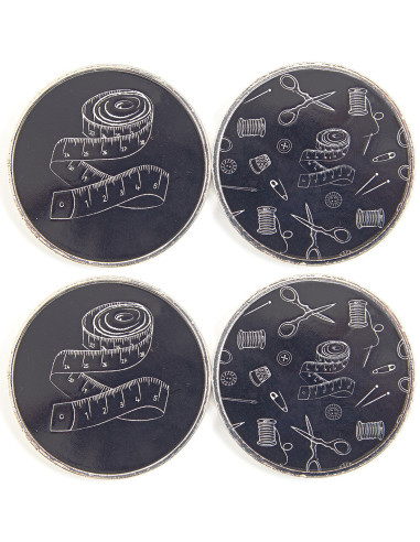 Set di 4 pesi per cucito - Nero
